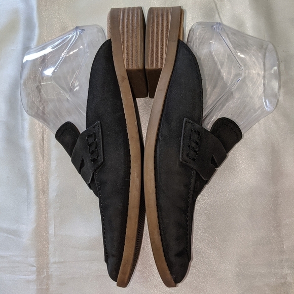 Cynthia Rowley Prescott Women's Classic Black Slip On Mules Loafers Shoes 8M - Picture 7 of 10